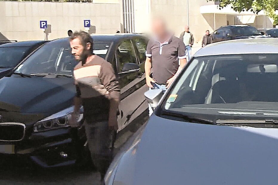 Manuel Mirandela à chegada ao Tribunal de Vila Pouca de Aguiar