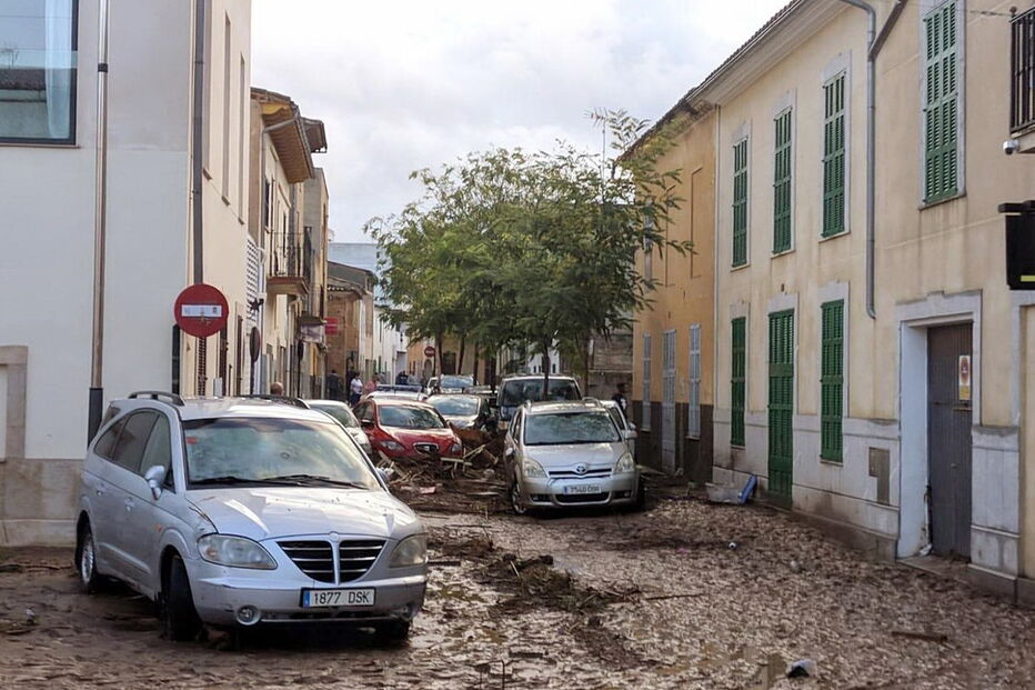 Tempestade em Maiorca, Espanha