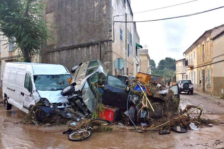Tempestade em Maiorca, Espanha