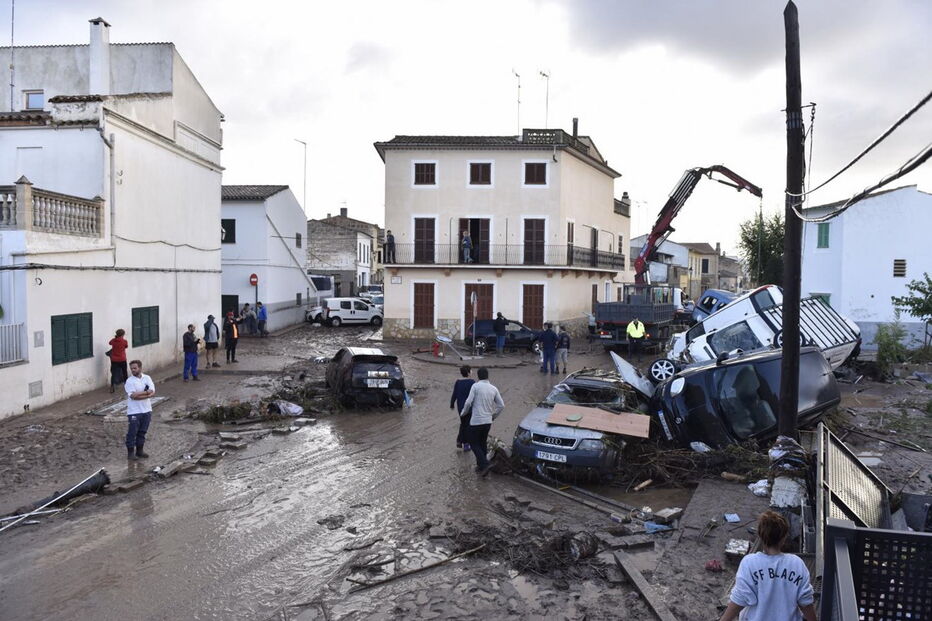 Tempestade em Maiorca, Espanha