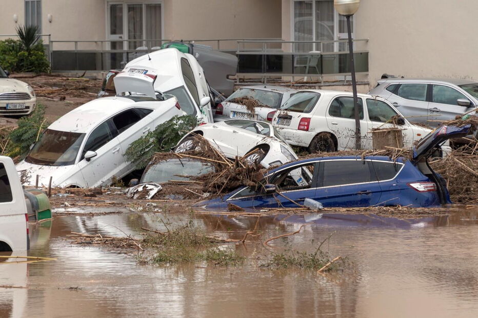 Tempestade em Maiorca, Espanha