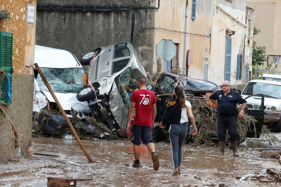Tempestade em Maiorca, Espanha