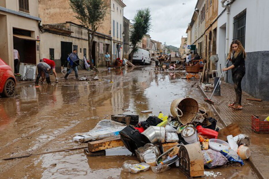 Tempestade em Maiorca, Espanha