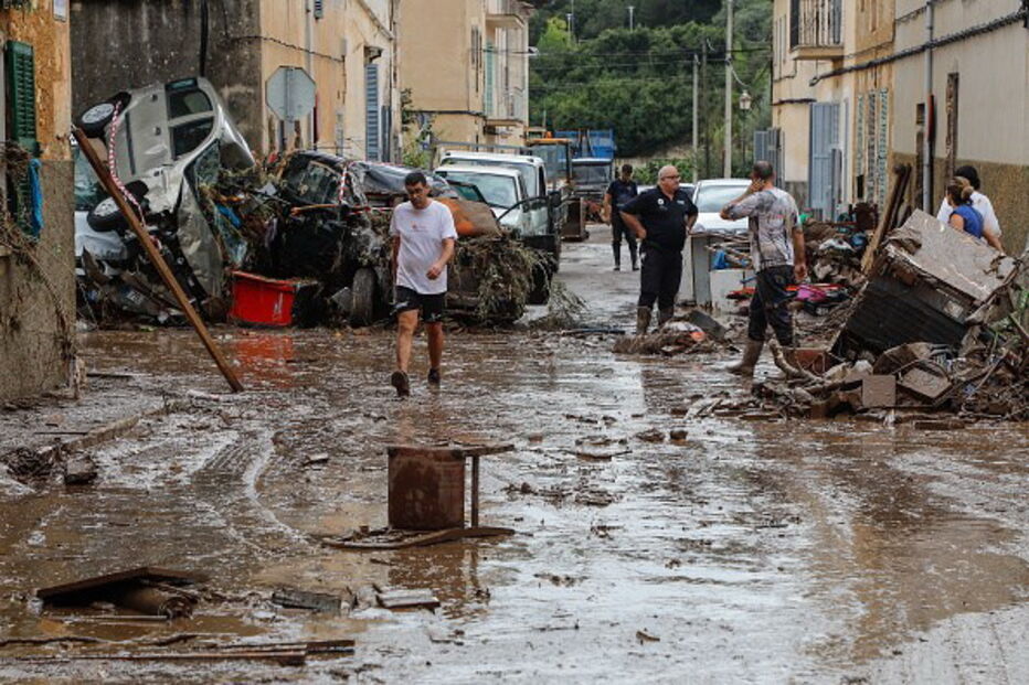 Tempestade em Maiorca, Espanha