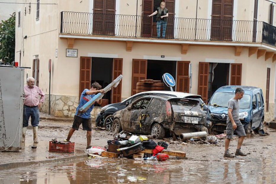 Tempestade em Maiorca, Espanha