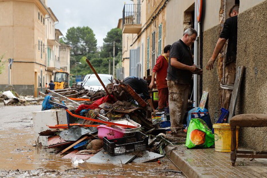 Tempestade em Maiorca, Espanha