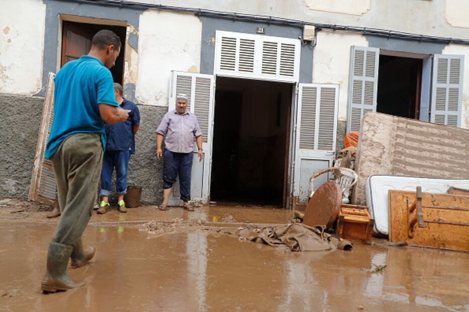 Tempestade em Maiorca, Espanha