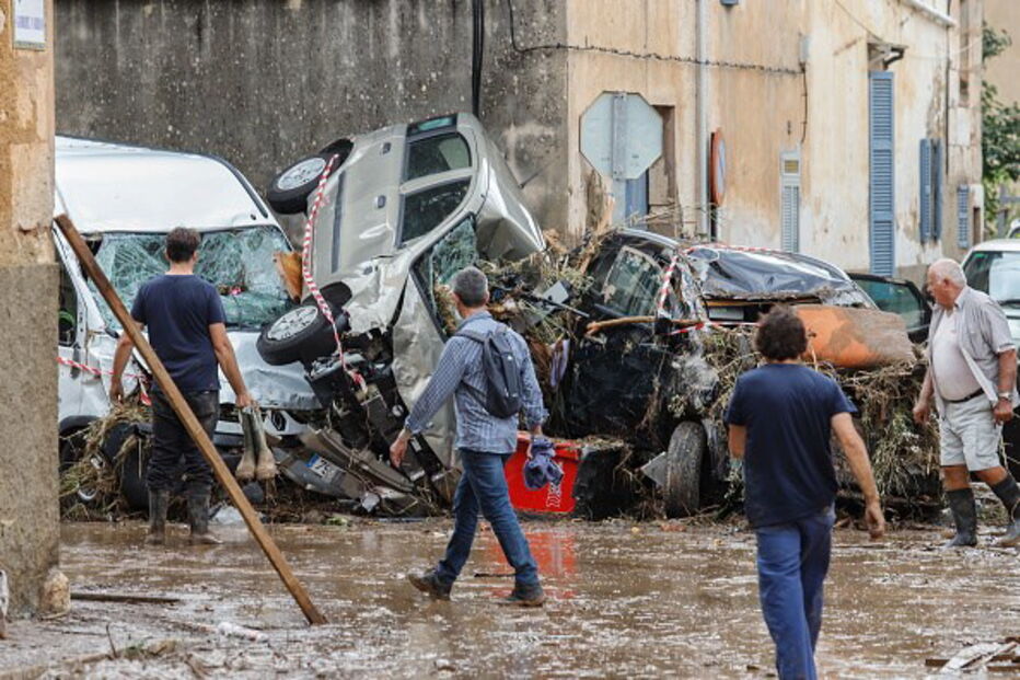 Tempestade em Maiorca, Espanha