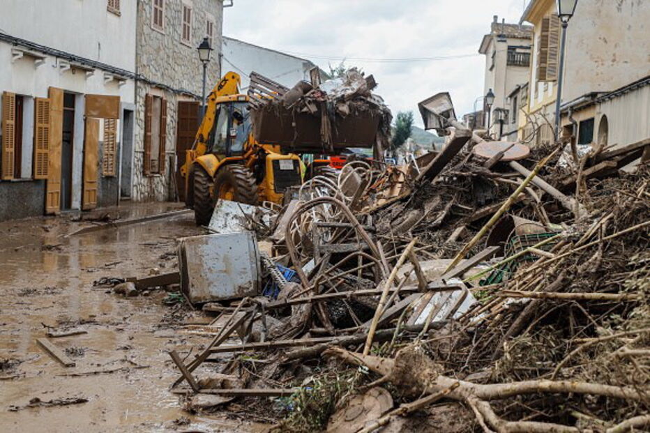 Tempestade em Maiorca, Espanha