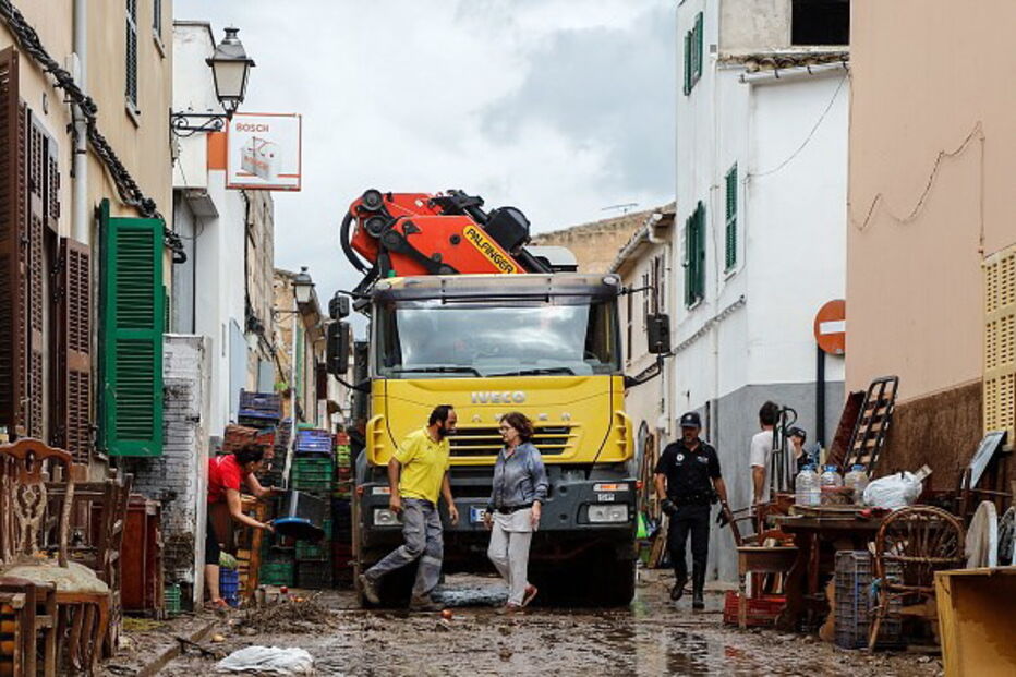 Tempestade em Maiorca, Espanha