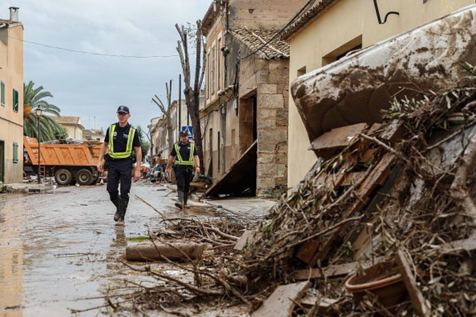 Tempestade em Maiorca, Espanha