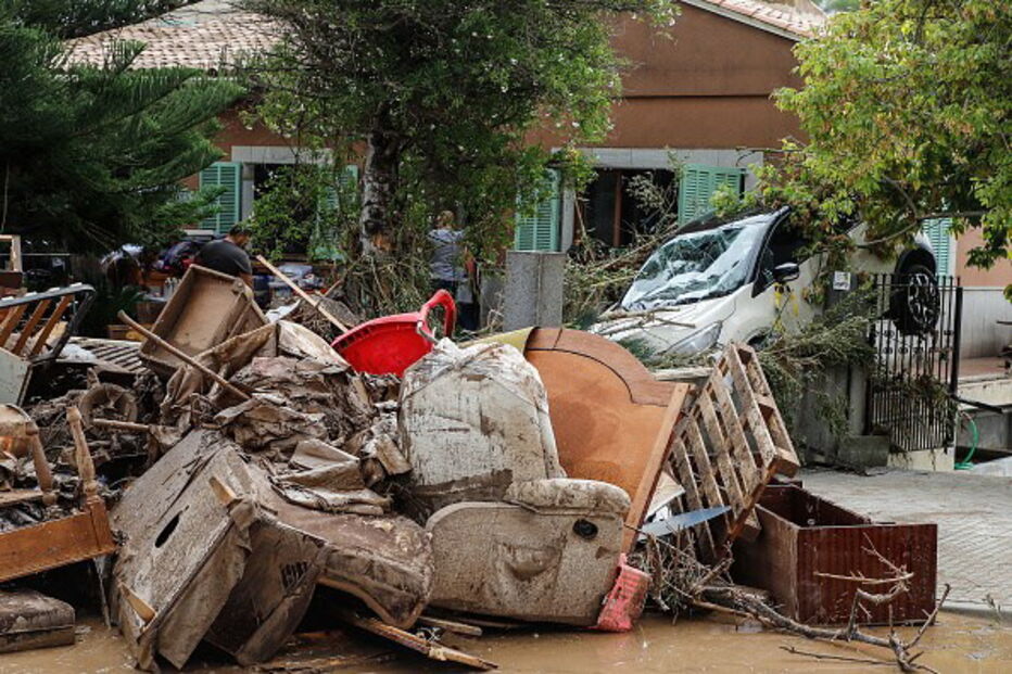 Tempestade em Maiorca, Espanha