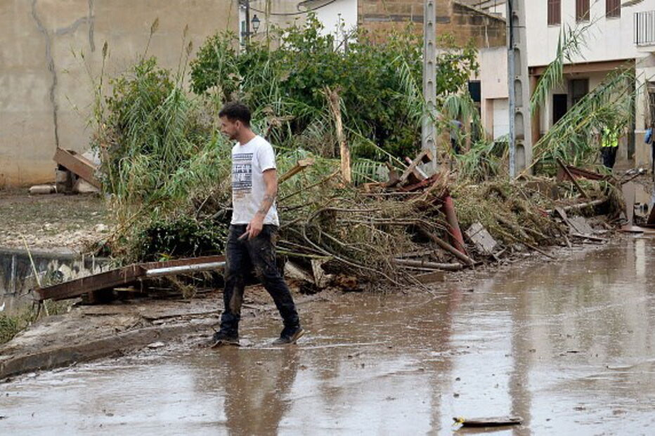 Tempestade em Maiorca, Espanha