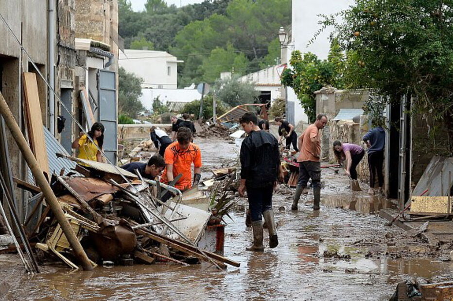 Tempestade em Maiorca, Espanha
