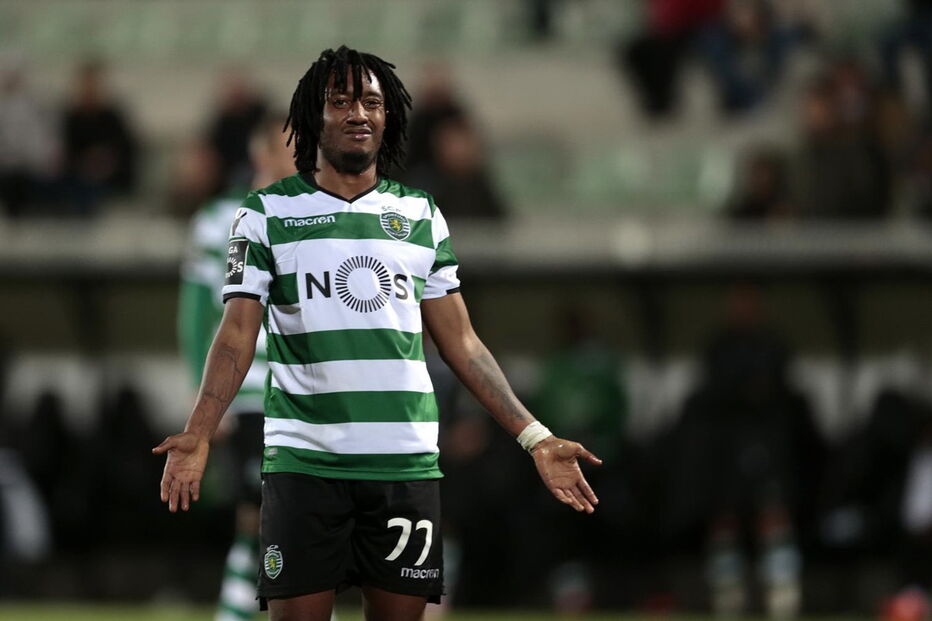 Gelson Martins em jogo pelo Sporting