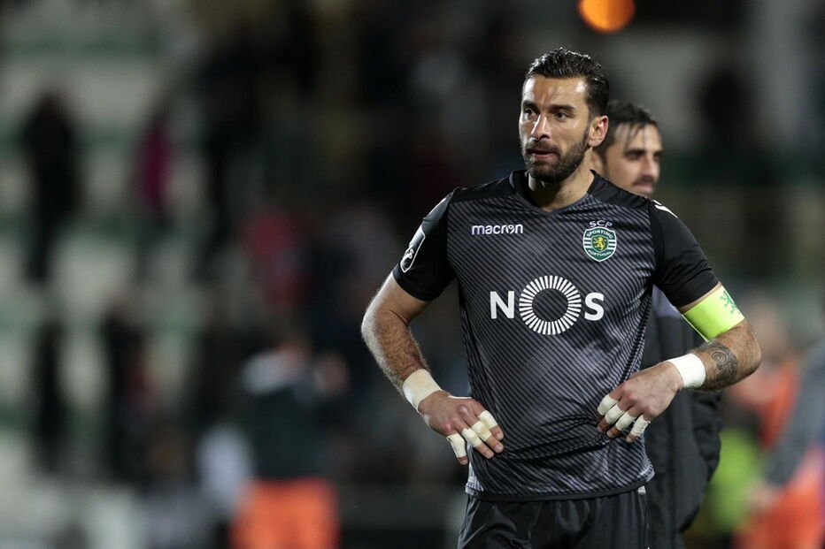 Rui Patrício em jogo pelo Sporting