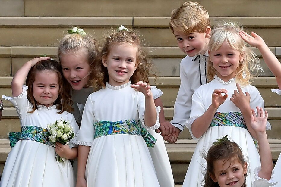 Príncipes Jorge e Carlota derretem corações em casamento real