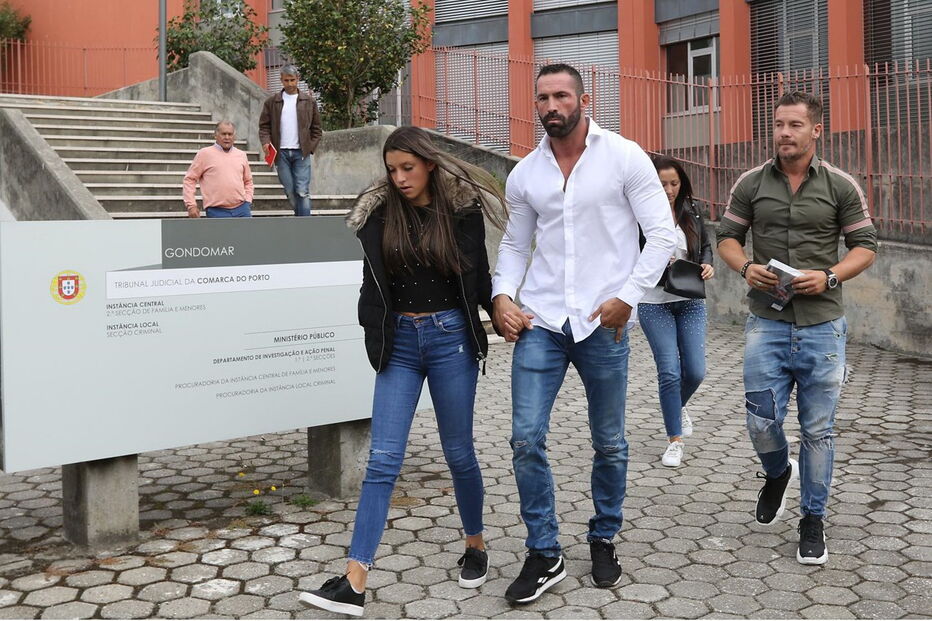 Marco Gonçalves foi a tribunal acompanhado de 