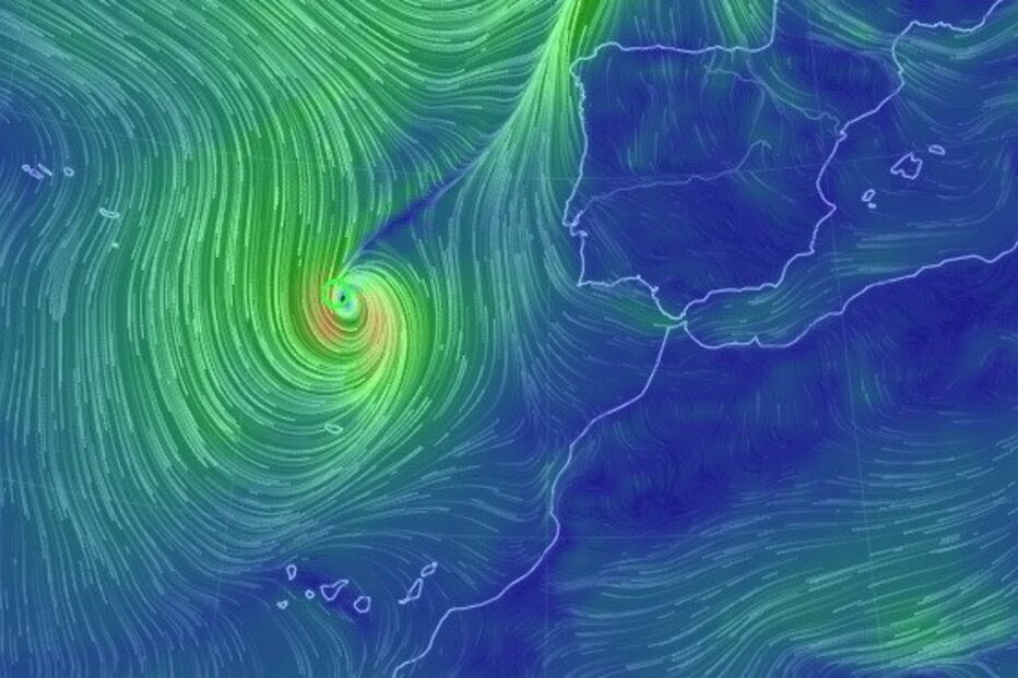 Siga o trajeto do furacão Leslie que vai chegar a Portugal Continental