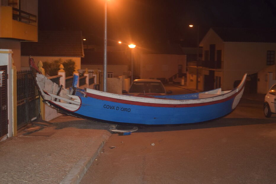 Furacão Leslie deixou estragos na Figueira da Foz 