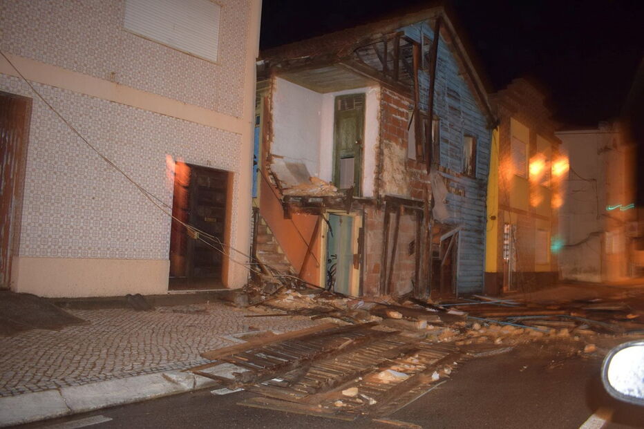 Furacão Leslie deixou estragos na Figueira da Foz 