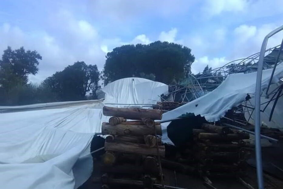 Efeitos do Furacão em Condeixa a Velha