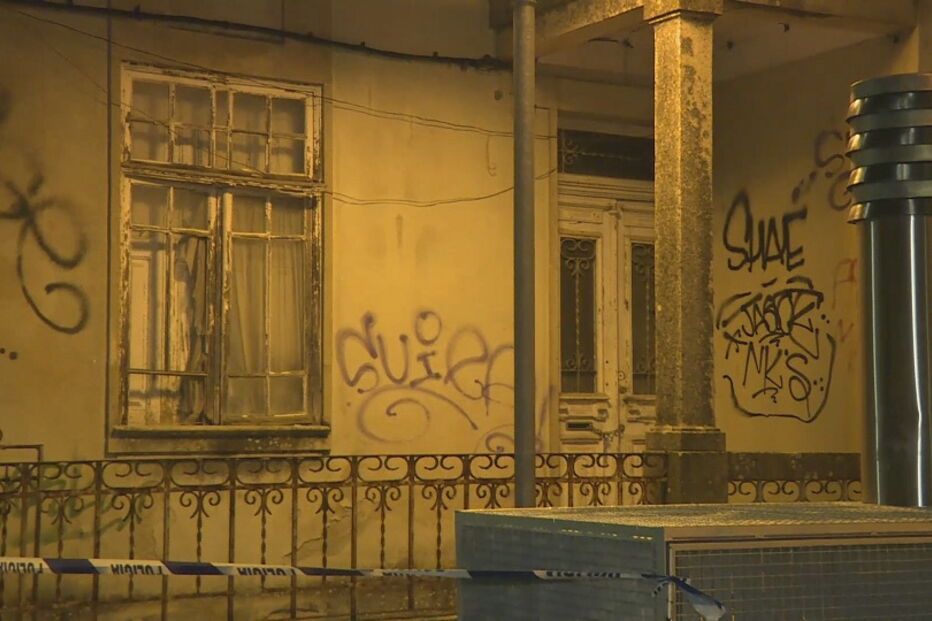 Casa onde o suspeito foi capturado em Viseu