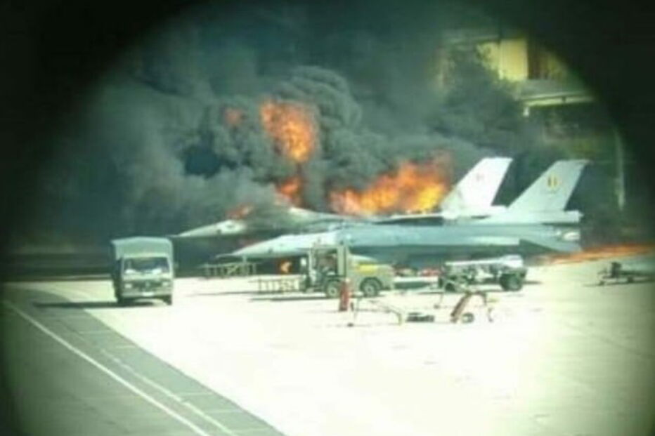 Avião dispara contra nave F-16 em base militar na Bélgica