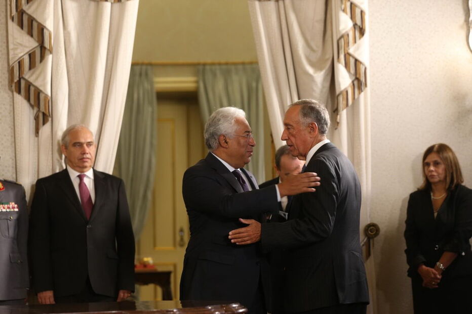 Marcelo e Costa na tomada de posse dos novos ministros