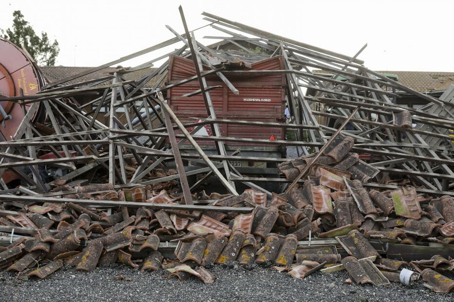 Estragos do Leslie em Montemor-o-Velho