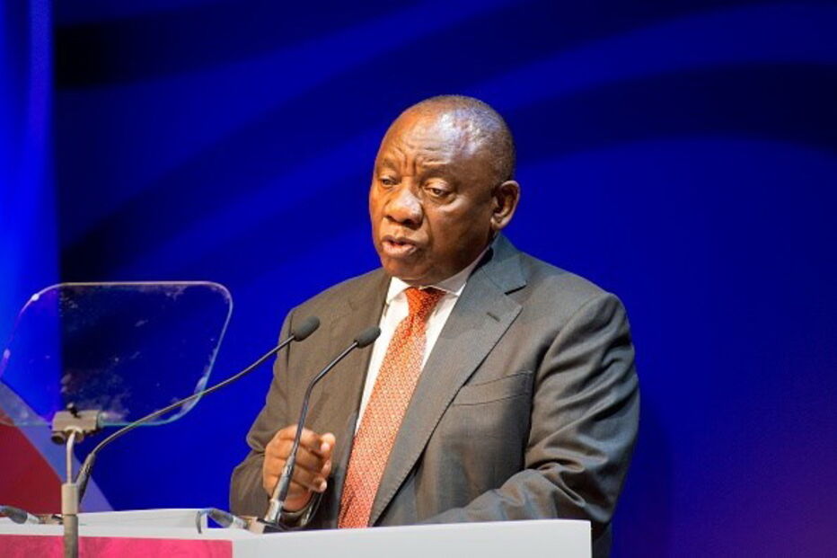 Presidente sul-africano, Cyril Ramaphosa