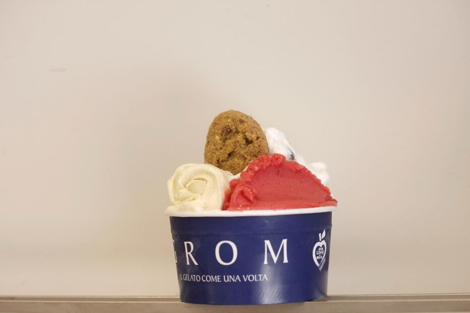 Combinar sabores na gelataria Grom