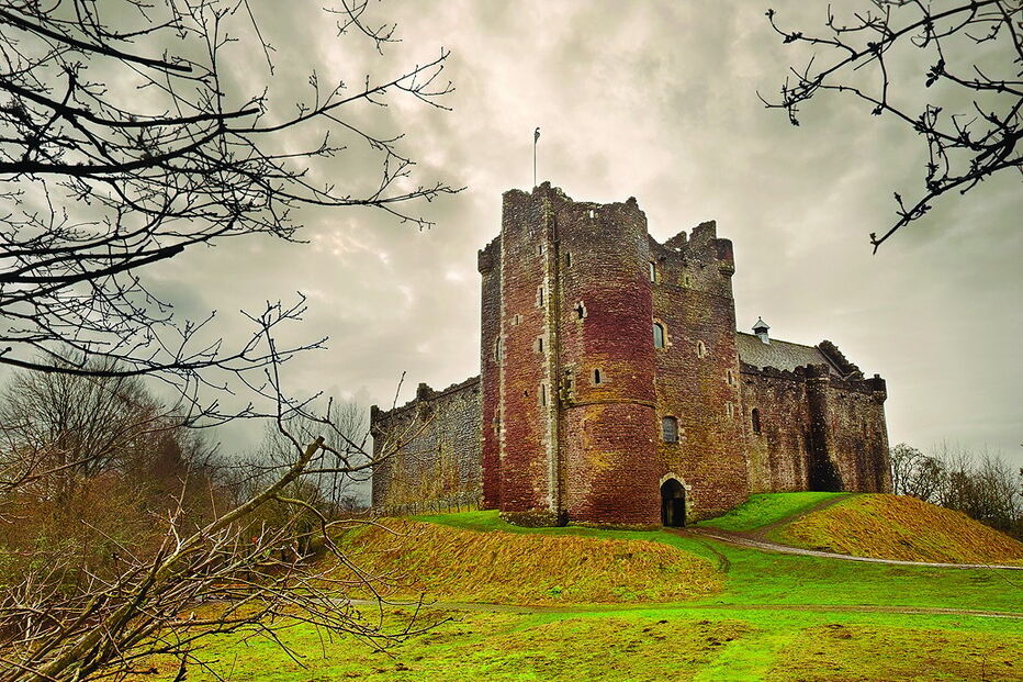 Castelo do Doune, em Glasgow, Escócia, recria Winterfell
