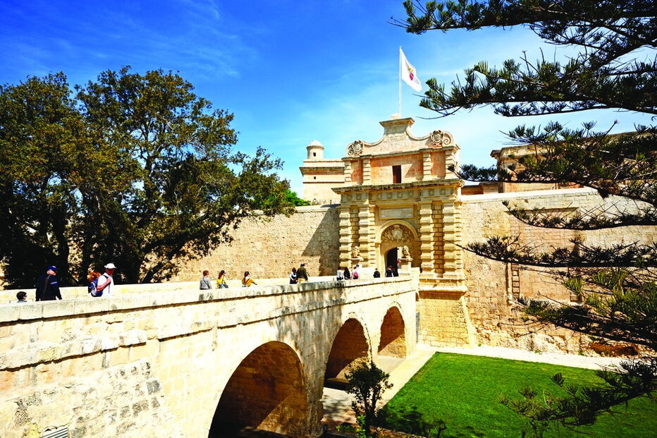 Entrada na cidade medieval de Mdina, em Malta, retrata a porta de King’s Landing