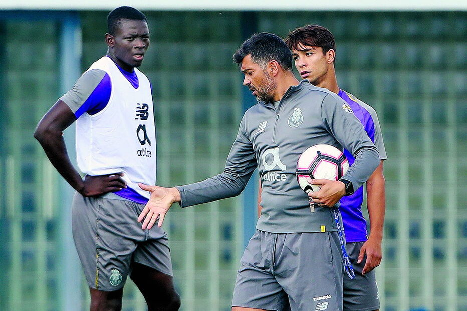 Sérgio Conceição prepara a equipa para o jogo da Taça de Portugal