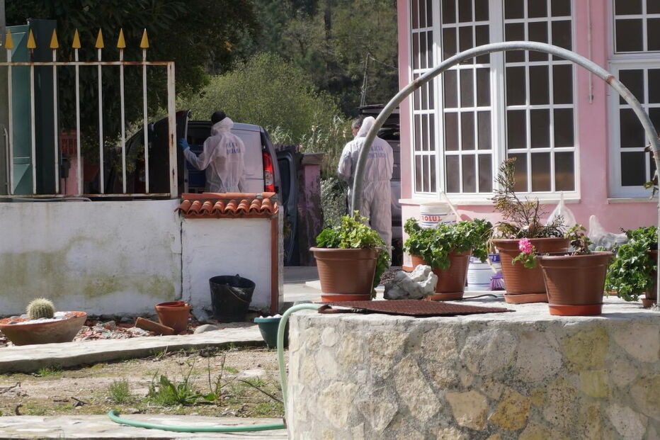 A casa onde Mário Coelho matou Maria de Lurdes, em Porto de Mós