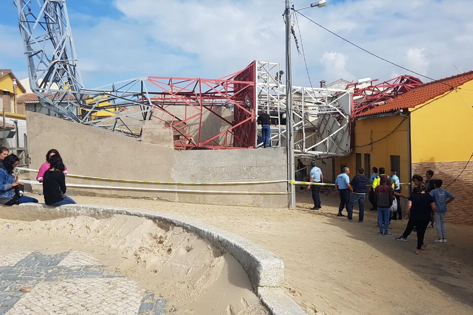Estragos causados pela tempestade Leslie na Figueira da Foz