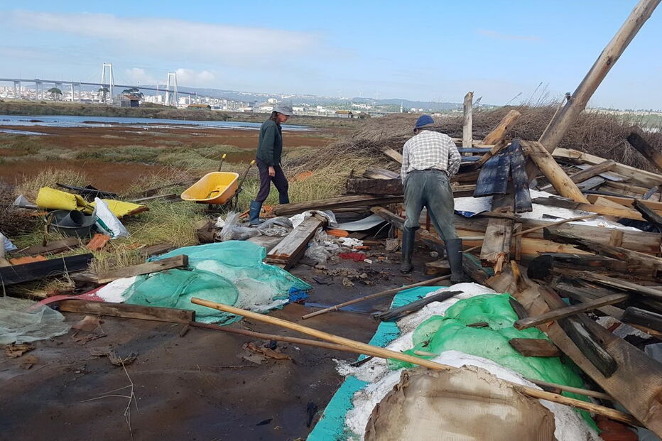 Estragos causados pela tempestade Leslie na Figueira da Foz
