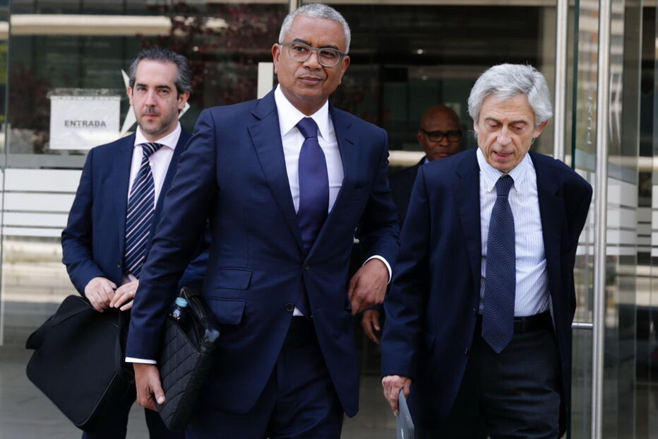 O banqueiro angolano Carlos Silva no julgamento da Operação Fizz