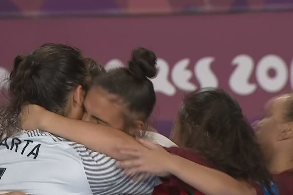 Festejos dos golos de Portugal