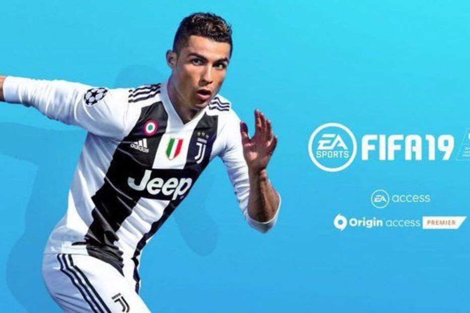 Ronaldo no jogo FIFA 19