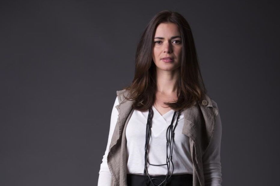 A atriz Joana Santos