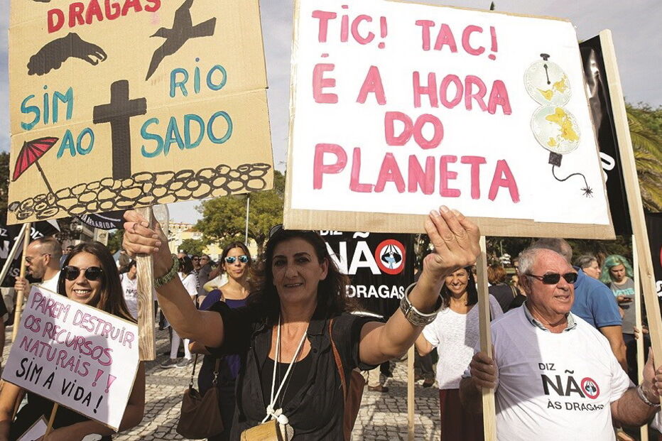 Plano de dragagens do rio Sado tem sido contestado em vários protestos