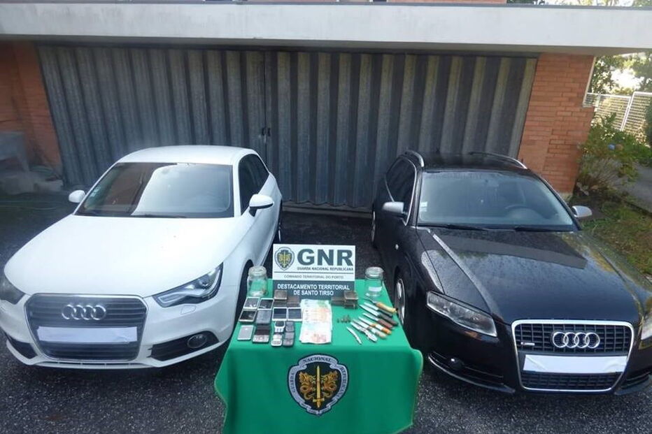 GNR detém três homens e apreende 2.500 doses de haxixe em Valongo