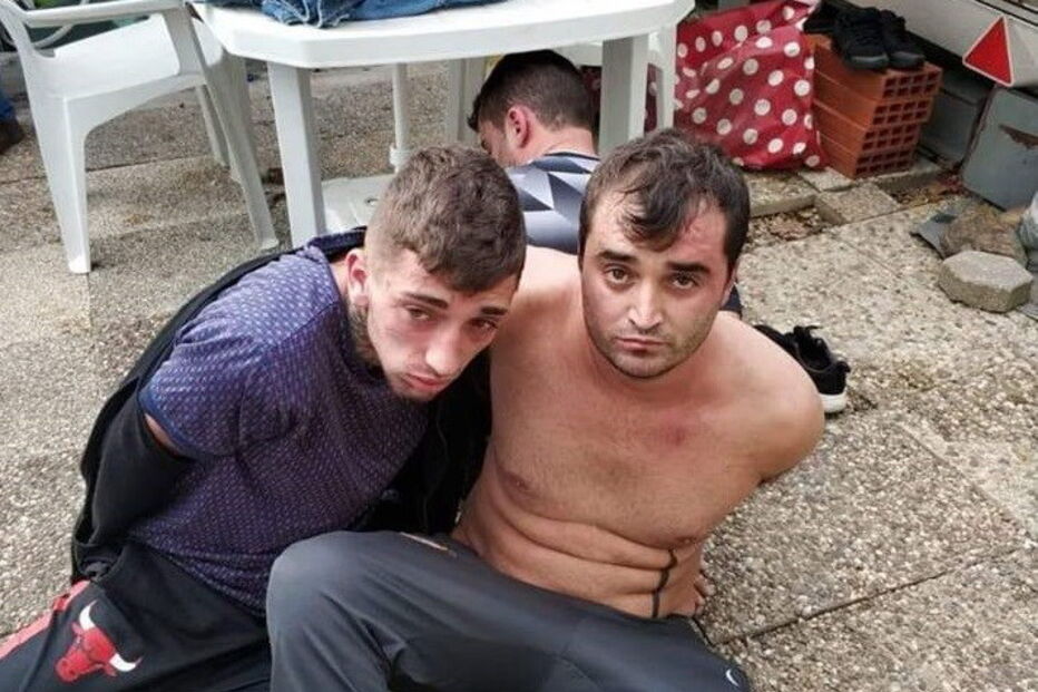 Imagens mostram momento da captura dos foragidos