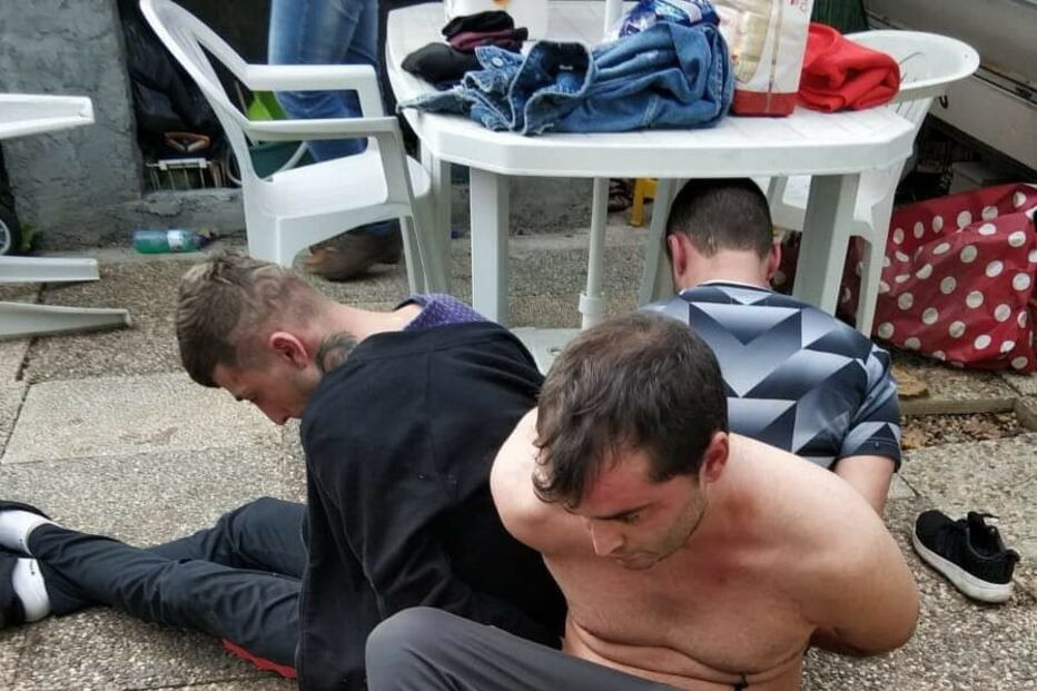 Imagens mostram momento da captura dos foragidos