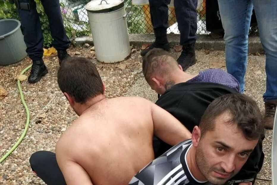 Imagens mostram momento da captura dos foragidos