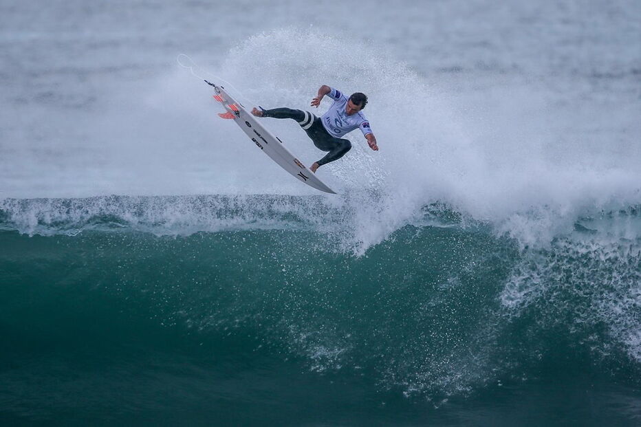 Julian Wilson em ação em Peniche