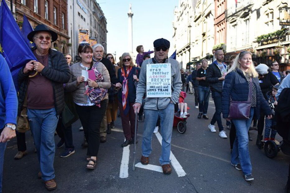 Britânicos manifestam-se contra o Brexit nas ruas de Londres