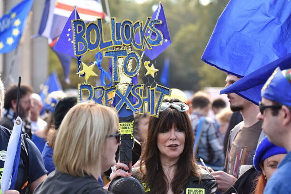 Britânicos manifestam-se contra o Brexit nas ruas de Londres